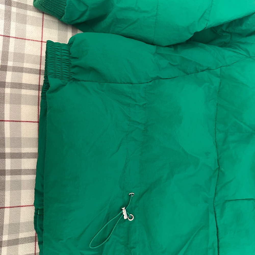 Free People Green Puffer Jacket - Picture 4 of 14